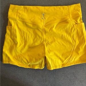 1st PHORM Bright pink AND Yellow Athletic Shorts